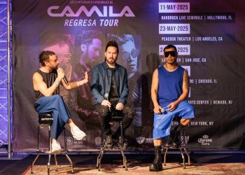 La banda mexicana Camila celebra dos décadas de trayectoria musical con su 'Regresa Tour', una gira que marca su retorno a Estados Unidos tras la reincorporación de Samo al grupo y que, según dijeron en una entrevista con EFE, completa un proceso "de hacer música que nos da escalofríos".