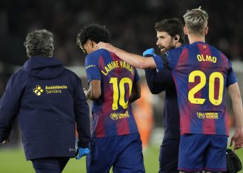 Con seis partidos para el final, el Barca mantiene los nueve puntos de ventaja al frente de LaLiga, en un partido ante el Celta decidido por un penalti transformado por Lamine Yamal, que después se lesionó y ya no pudo jugar a partir del minuto 40.