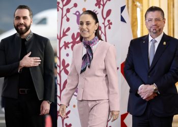 Redacción América, (EFE).- Los presidentes de El Salvador, Nayib Bukele; de México, Claudia Sheinbaum; y de Costa Rica, Rodrigo Chaves, encabezan la lista de mandatarios latinoamericanos mejor valorados por la ciudadanía en abril, mientras que en el otro extremo se ubica el mandatario interino de Perú, José María Balcázar.